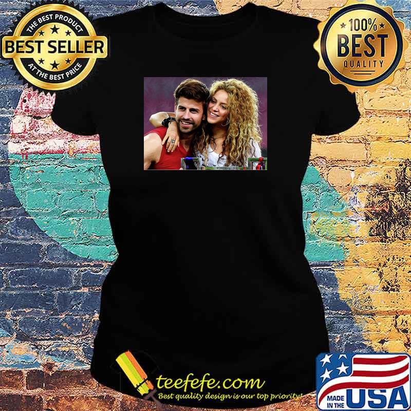 Shakira Steps Out With Her Partner Gerard Pipue Shirt Ladies tee Shakira Steps Out With Her Partner Gerard Pipue Shirt Ladies tee