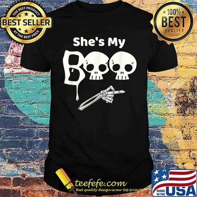 She's My Boo Halloween Matching Couples T-Shirt