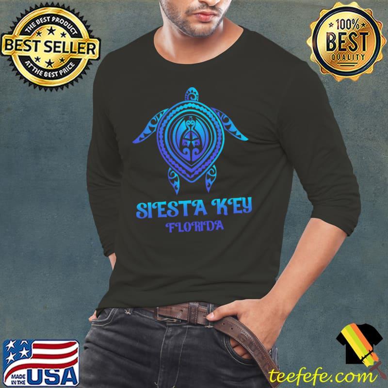 Siesta Key Florida FL Family Vacation Sea Turtle Graphic T-Shirt Long Sleeve Tee Siesta Key Florida FL Family Vacation Sea Turtle Graphic T-Shirt Long Sleeve Tee
