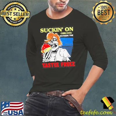 Skeleton Suckin On Chili Dog Outside The Tastee Freez Shirt