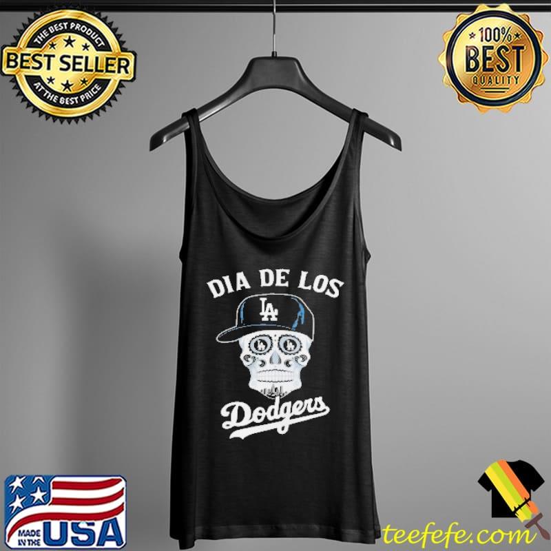 Skull dia de Los Angeles Dodgers shirt - Teefefe Premium ™ LLC