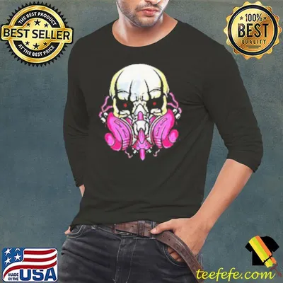 Skull Gas Mask Kids Shirt