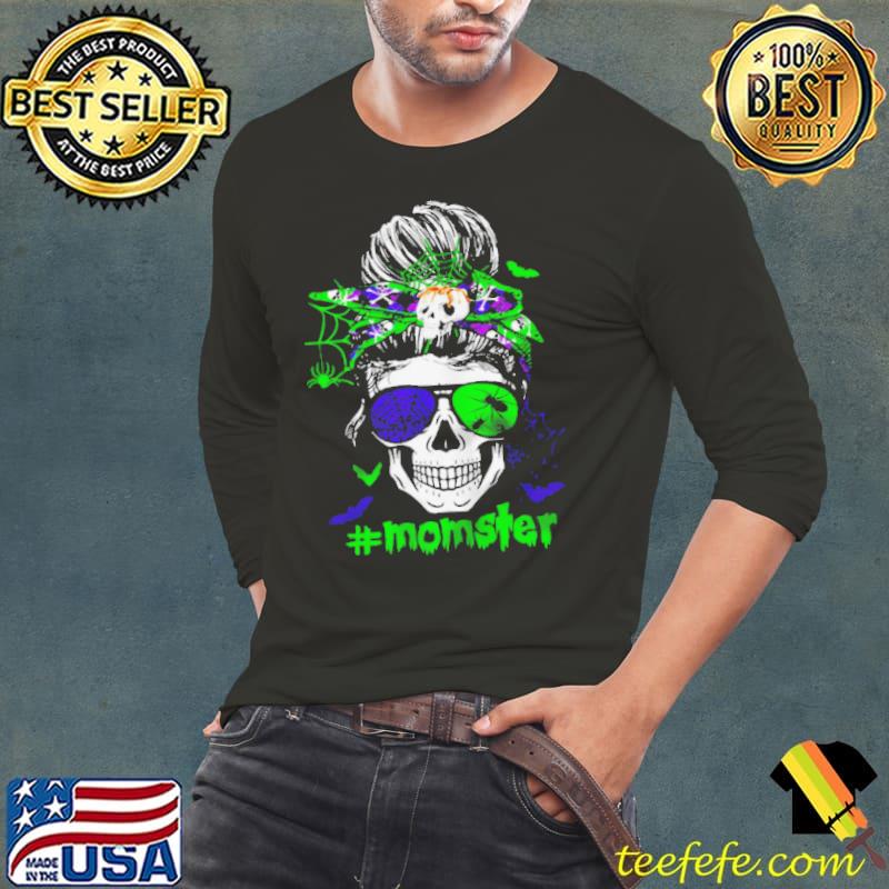 SKULL GIRL MOMSTER HAPPY HALLOWEEN SHIRT