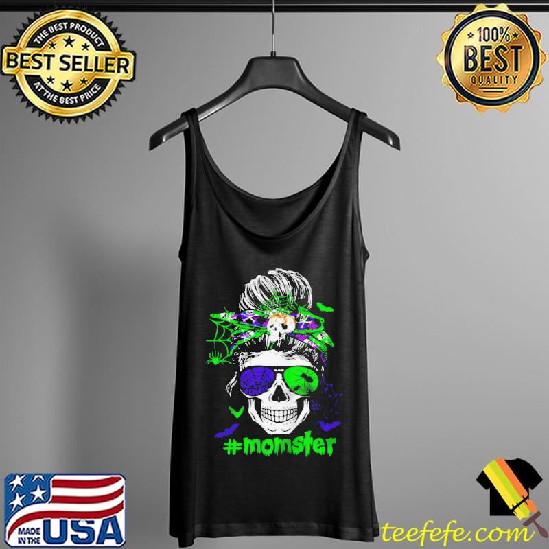 SKULL GIRL MOMSTER HAPPY HALLOWEEN SHIRT Tank Top SKULL GIRL MOMSTER HAPPY HALLOWEEN SHIRT Tank Top