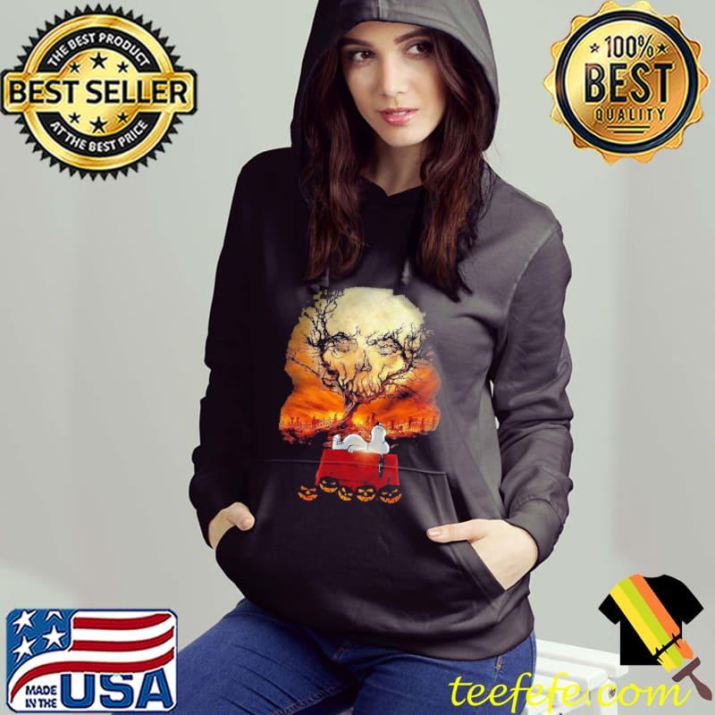 Skull moon snoopy pumpkin halloween s Hoodie Skull moon snoopy pumpkin halloween s Hoodie