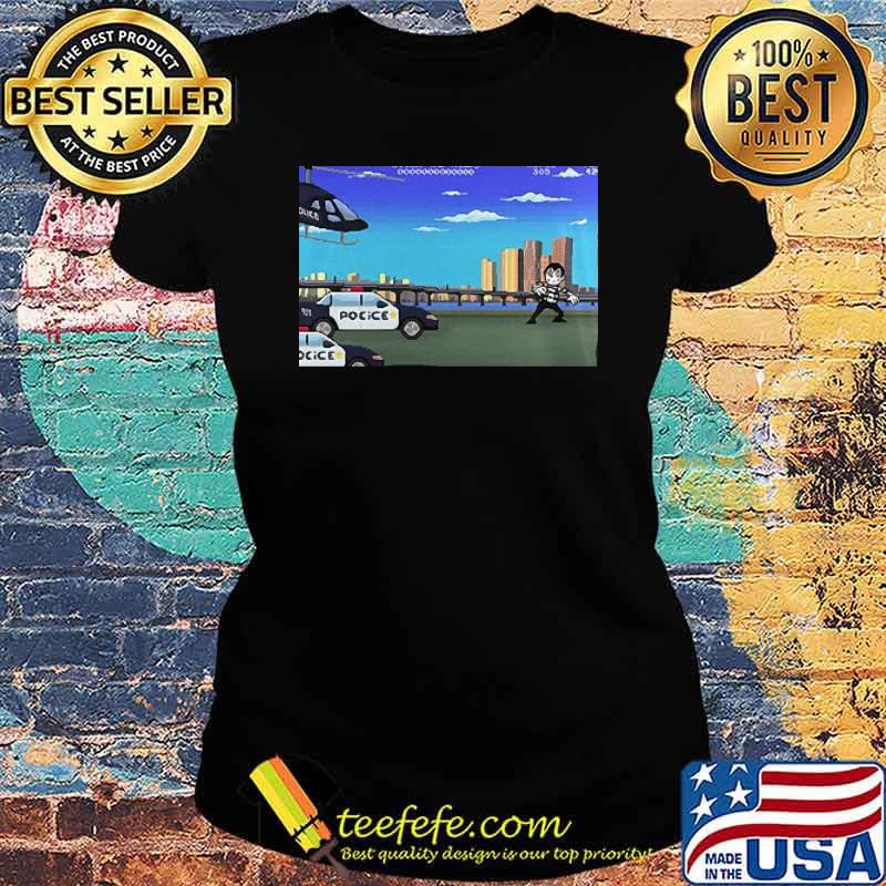 Slick The Mime 8 Bit Hot Miami s Ladies tee Slick The Mime 8 Bit Hot Miami s Ladies tee
