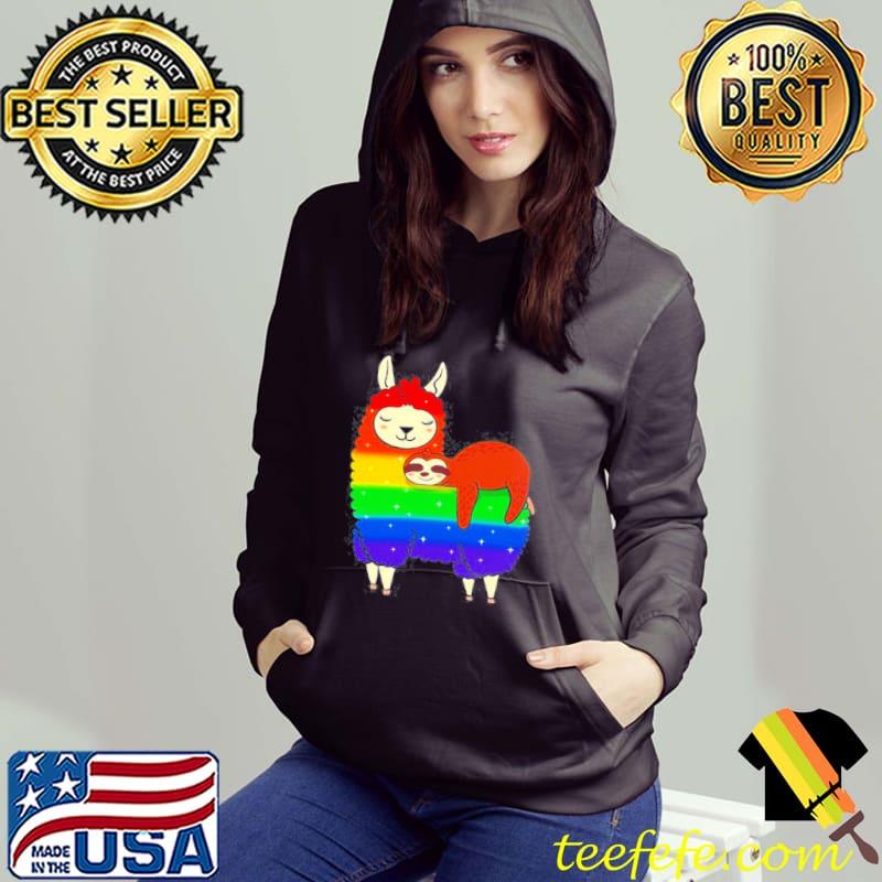 Sloth Riding Llama Lazy Sleeping Animal Lovers Hoodie Sloth Riding Llama Lazy Sleeping Animal Lovers Hoodie