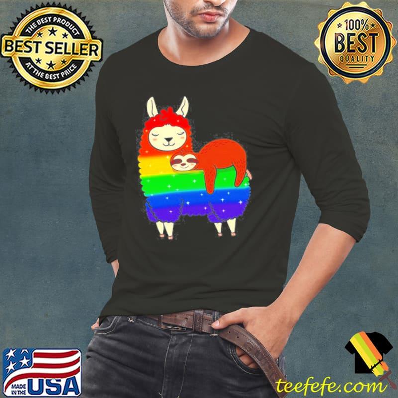 Sloth Riding Llama Lazy Sleeping Animal Lovers shirt Sloth Riding Llama Lazy Sleeping Animal Lovers shirt