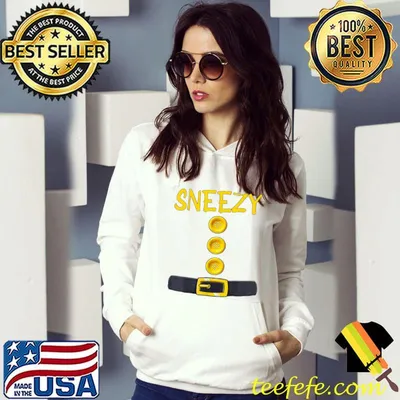 Sneezy Dwarf Halloween Costume Color Matching Gifts Idea T-Shirt