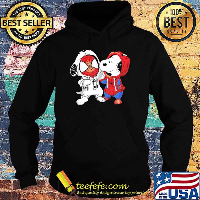Snoopy and spider man s Hoodie Snoopy and spider man s Hoodie
