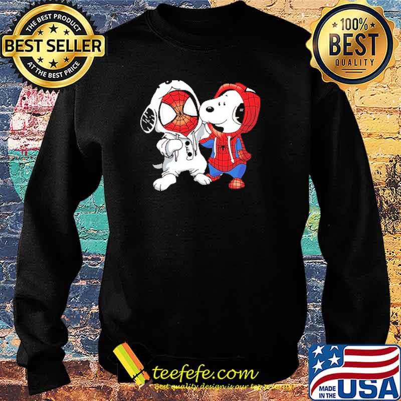 Snoopy and spider man s Sweater Snoopy and spider man s Sweater