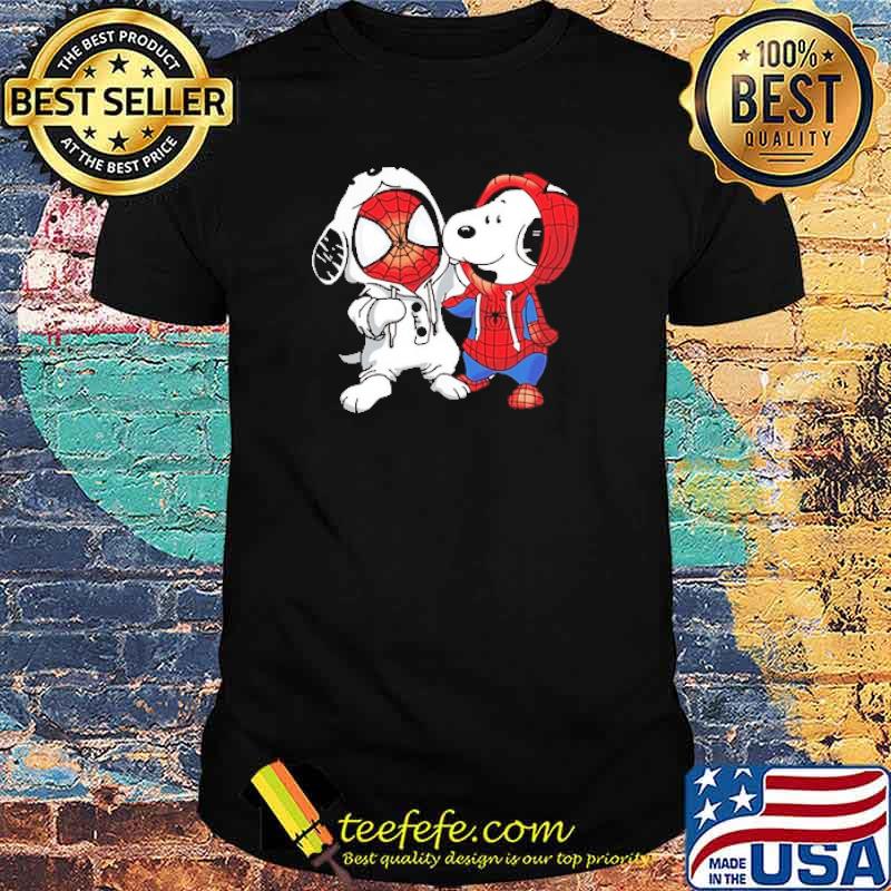 Snoopy and spider man shirt Snoopy and spider man shirt