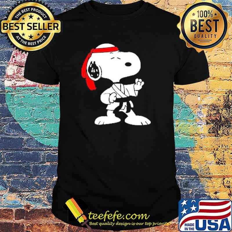 Snoopy karate shirt Snoopy karate shirt