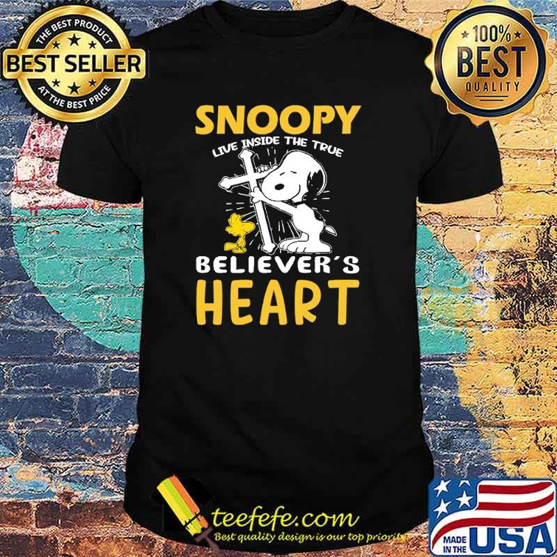Snoopy Live Inside The True Believer's Heart Snoopy Shirt