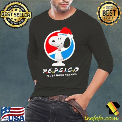 Snoopy Pepsico I'll Be There For You Christmas Shirt