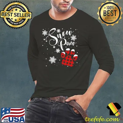 Snow Paw Merry Christmas Shirt