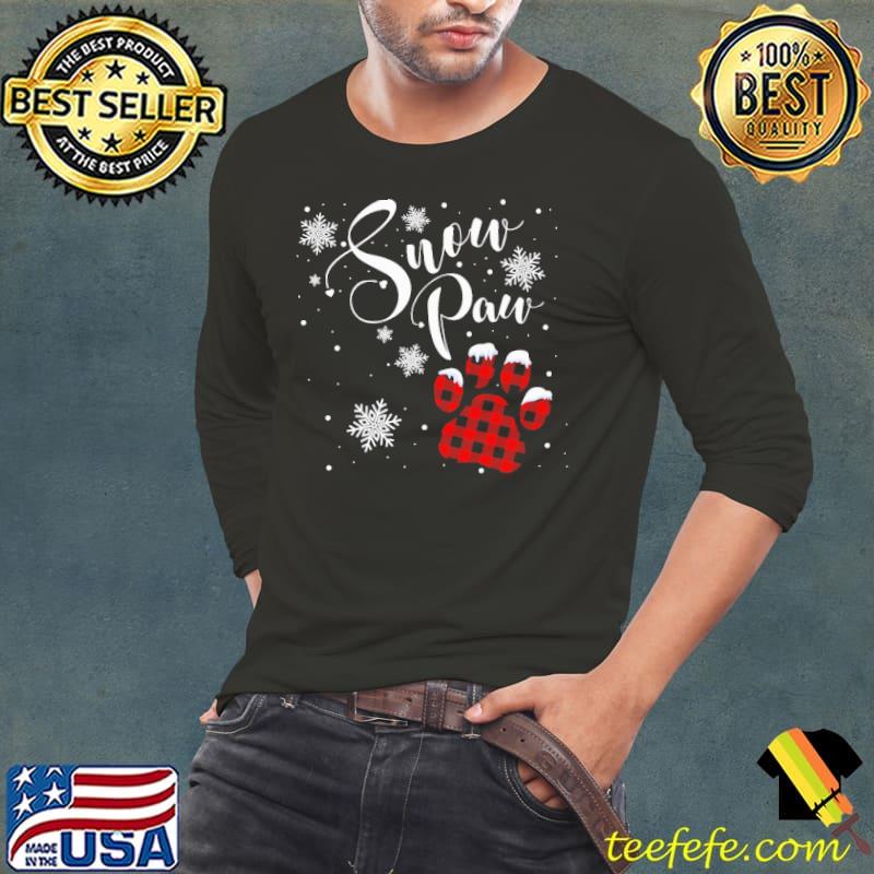 Snow Paw Merry Christmas Shirt