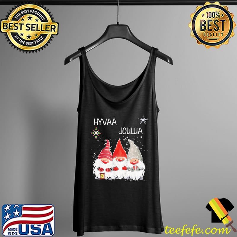 Snow Santa Hyvaa Joulua Christmas Shirt Tank Top Snow Santa Hyvaa Joulua Christmas Shirt Tank Top