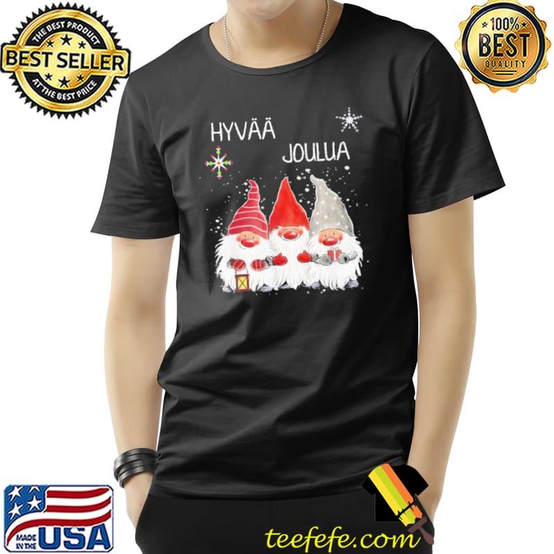 Snow Santa Hyvaa Joulua Christmas Shirt Unisex Snow Santa Hyvaa Joulua Christmas Shirt Unisex