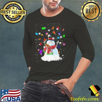 SNOWMAN MERRY CHRISTMAS SHIRT