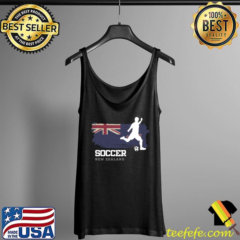 Soccer New Zealand Flag Football Team Soccer Player T-Shirt Tank Top Soccer New Zealand Flag Football Team Soccer Player T-Shirt Tank Top