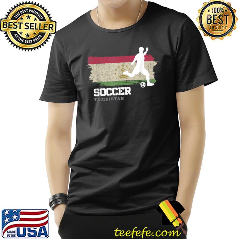 Soccer Tajikistan Flag Football Team Soccer Player T Shirt Unisex Soccer Tajikistan Flag Football Team Soccer Player T Shirt Unisex