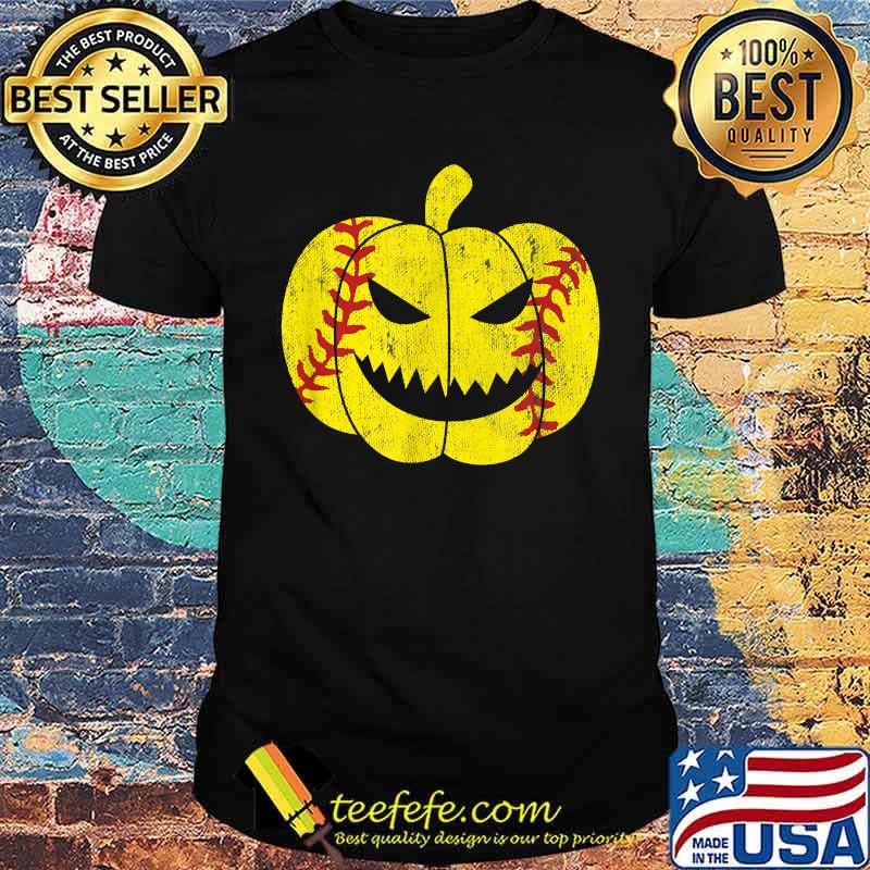 Awesome Vintage Haunted Halloween Pumpkin T-Shirt