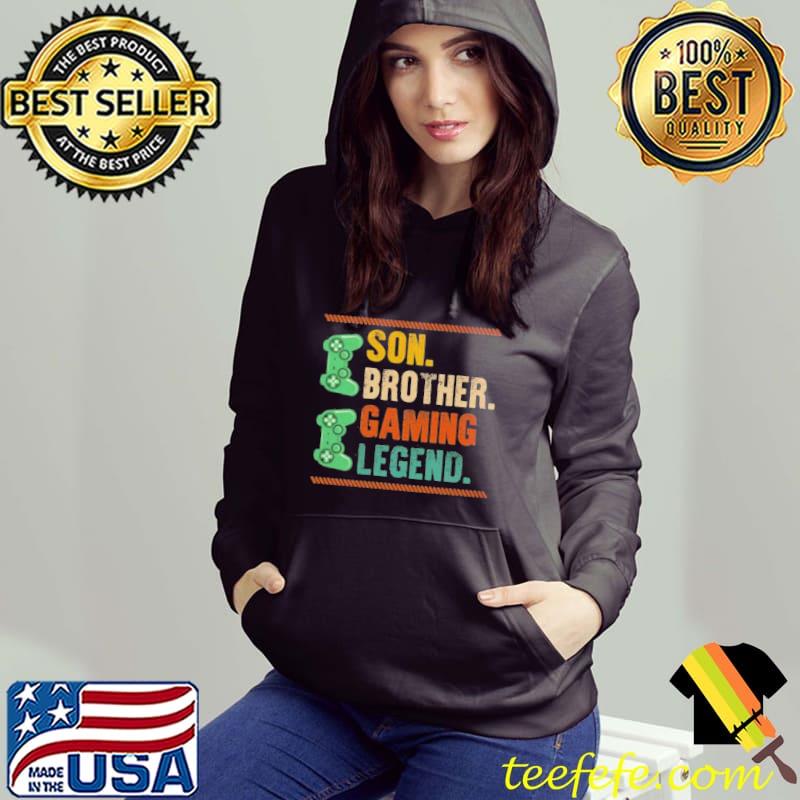 Son Brother Gaming Legend Vintage s Hoodie Son Brother Gaming Legend Vintage s Hoodie