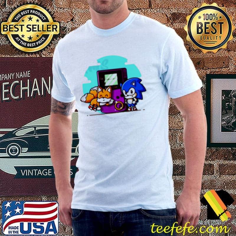 Sonic Gameboy Design Anime Shirt Unisex Sonic Gameboy Design Anime Shirt Unisex