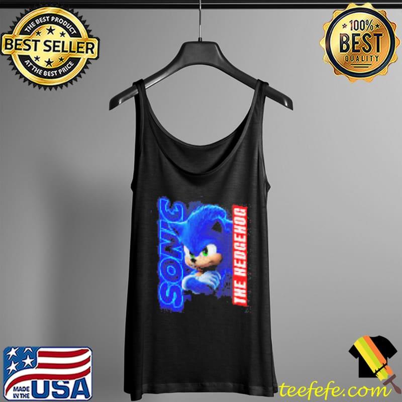 Sonic The Hedgehog Blue Shirt Tank Top Sonic The Hedgehog Blue Shirt Tank Top