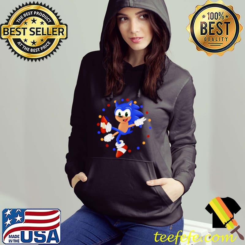 Sonic The Hedgehog T-Shirt Hoodie Sonic The Hedgehog T-Shirt Hoodie