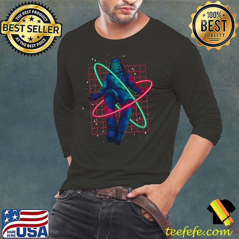 Spaceman Neon Colorful Cool Vaporwave Urban Style T-Shirt