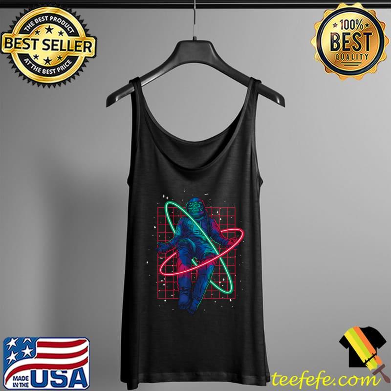 Spaceman Neon Colorful Cool Vaporwave Urban Style T-Shirt Tank Top Spaceman Neon Colorful Cool Vaporwave Urban Style T-Shirt Tank Top