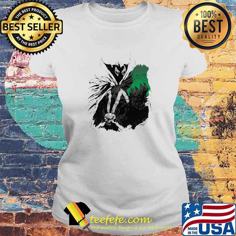 Spawn 2017 Deadpool and Ghost Rider s Laides tee Spawn 2017 Deadpool and Ghost Rider s Laides tee