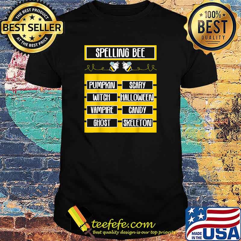 Spelling Bee Pun Halloween Costume for Teachers T-Shirt Spelling Bee Pun Halloween Costume for Teachers T-Shirt