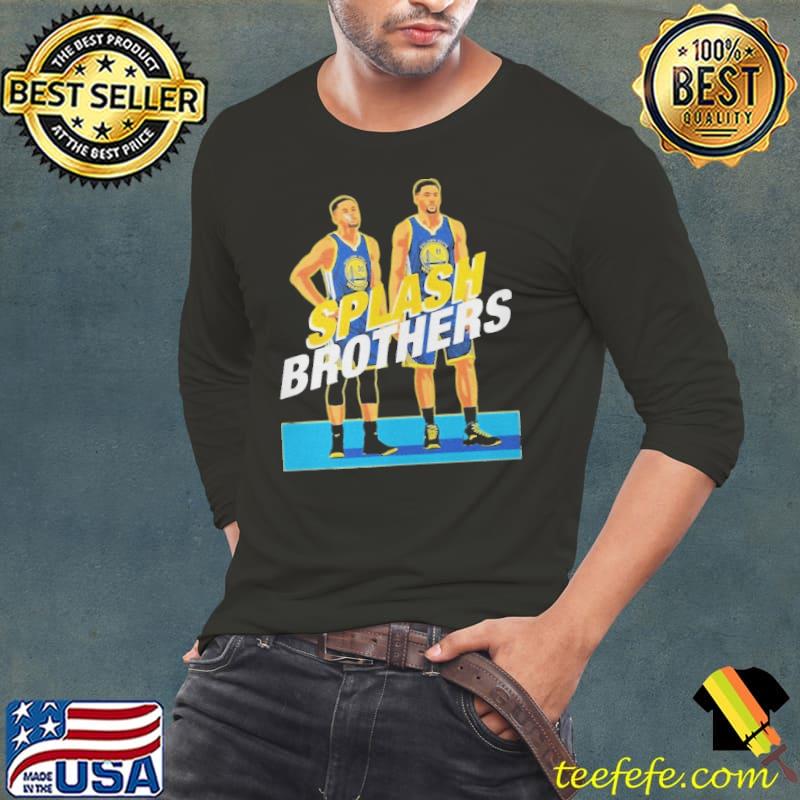 Splash Brothers Stephen Curry Klay Thompson Shirt Long Sleeve Tee Splash Brothers Stephen Curry Klay Thompson Shirt Long Sleeve Tee
