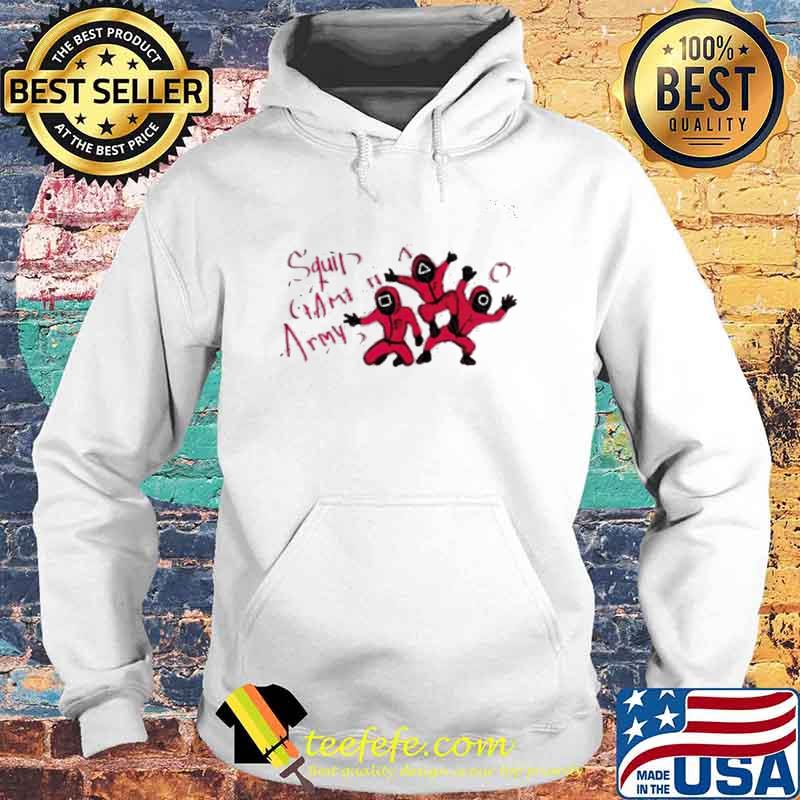 Squid Game Army Pink Shirt Hoodie Squid Game Army Pink Shirt Hoodie