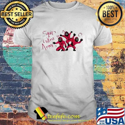 Squid Game Army Pink Shirt