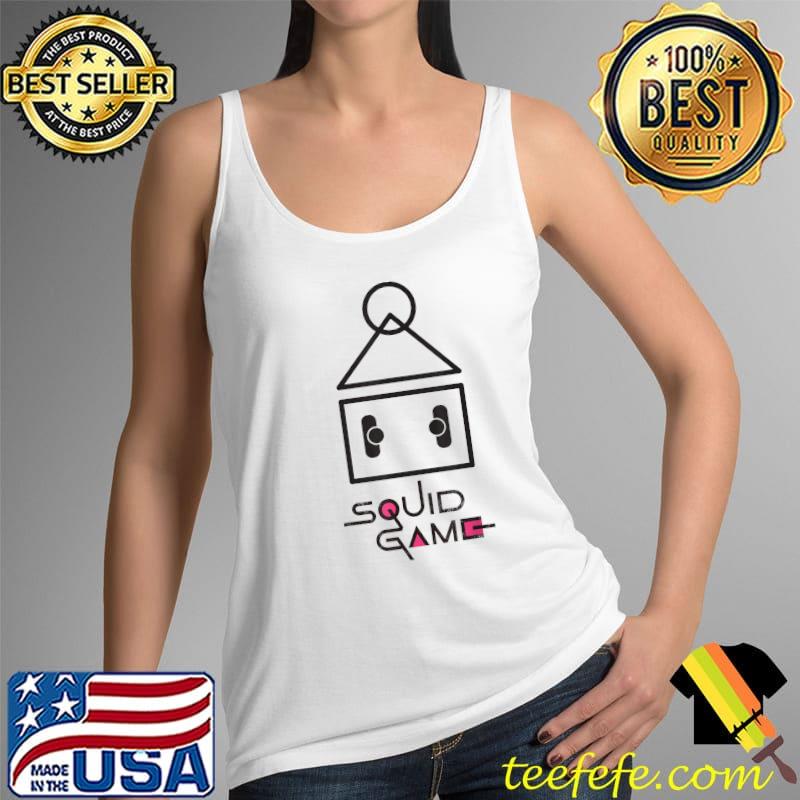 Squid Game Court Outline Logo T-Shirt Tank Top Squid Game Court Outline Logo T-Shirt Tank Top