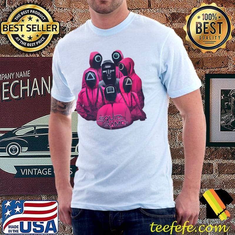 Squid Game Front Man And Guards Ring T-Shirt Squid Game Front Man And Guards Ring T-Shirt