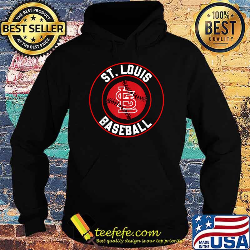 St. Louis Baseball Missouri Cardinal Badge T-Shirt Hoodie St. Louis Baseball Missouri Cardinal Badge T-Shirt Hoodie