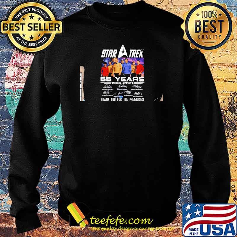 Star Trek 55 Years 1966 2021 Thank You For The Memories Signatures William Shatner s Sweater Star Trek 55 Years 1966 2021 Thank You For The Memories Signatures William Shatner s Sweater