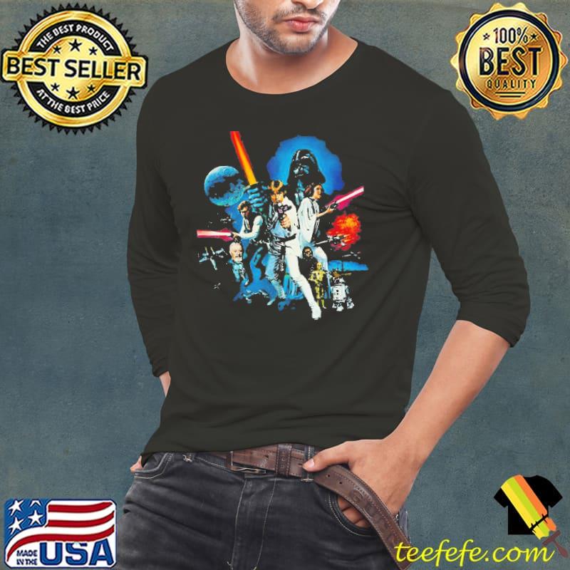 Star Wars A New Hope Shirt Long Sleeve Tee Star Wars A New Hope Shirt Long Sleeve Tee