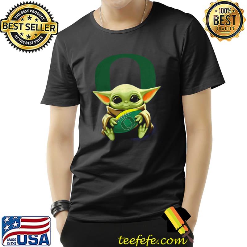 Star Wars Baby Yoda Hug Oregon Ducks Shirt