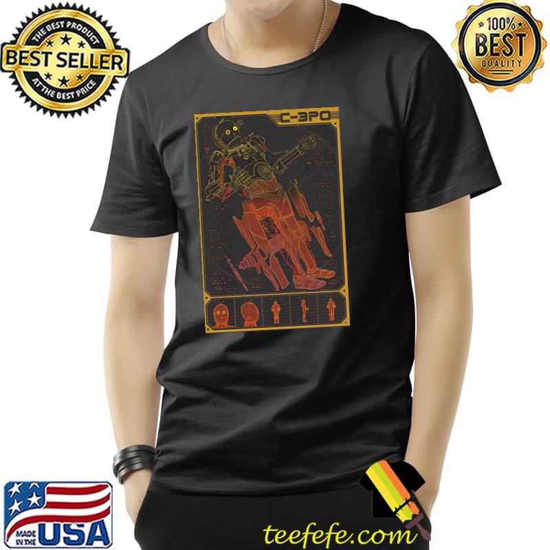 Star Wars C-3PO Robot Vintage Shirt Unisex Star Wars C-3PO Robot Vintage Shirt Unisex