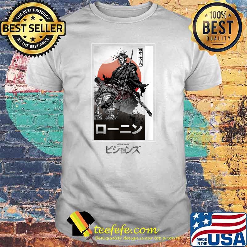 Star Wars Visions Samurai Poster T-Shirt Star Wars Visions Samurai Poster T-Shirt
