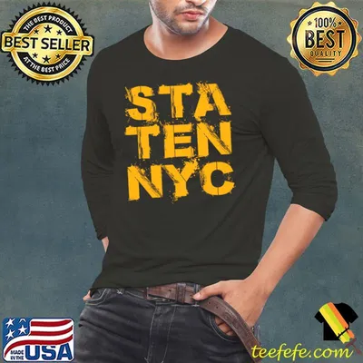 STATEN ISLAND - Stencil T-Shirt