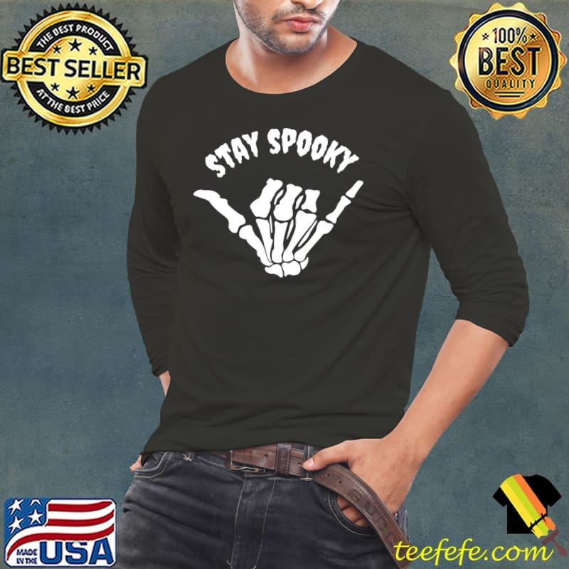 Stay Spooky Skeleton Hand Halloween T-Shirt