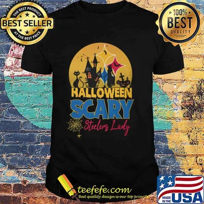 Steeler Halloween Scary Steeler Lady Shirt