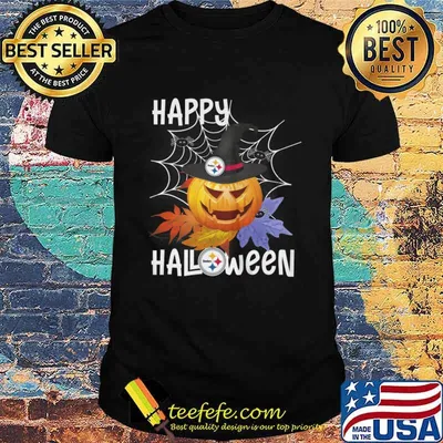 Steeler Happy Halloween Pumpkin Shirt